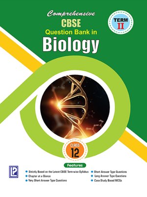 cover image of Comprehensive CBSE Question Bank in Biology XII (Term-II)